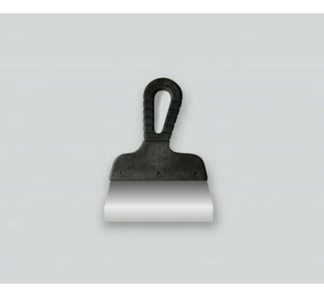 Шпатель с черной ручкой нерж. сталь  80 мм /311-0080/ фото 1